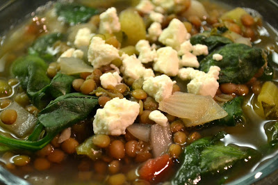 Vegetarian Greek Lentil Soup