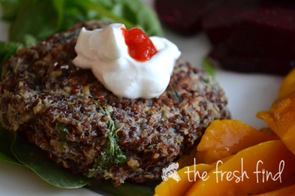 Quinoa Patties close | www.thefreshfind.com