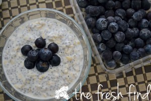 Overnight Oats w Chia | www.thefreshfind.com