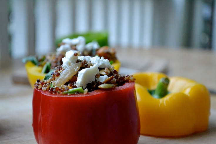 Quinoa Stuffed Peppers | www.thefreshfind.com 131