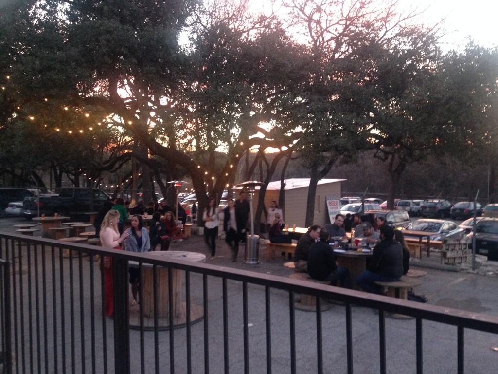 Austin Beer Garden Brewing outside