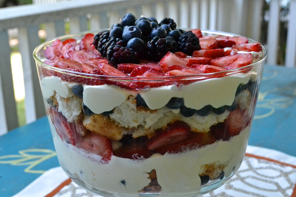 Fourth of July Trifle | www.thefreshfind.com