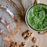 Vegan Basil Walnut Pesto | www.thefreshfind.com