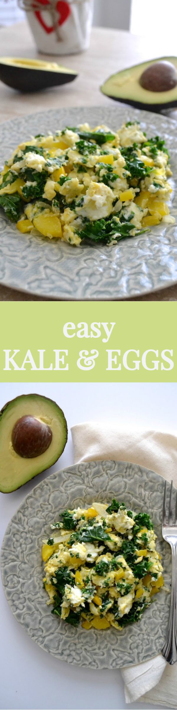 Easy Kale and Eggs | www.thefreshfind.com
