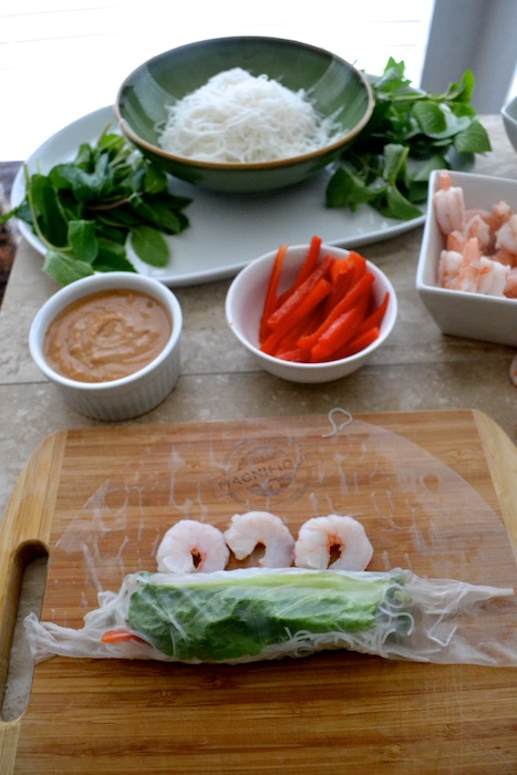 How to make Spring Rolls Step 5 | www.thefreshfind.com