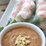 Vietnamese Spring Rolls with Peanut Sauce | www.thefreshfind.com