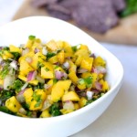 5 Ingredient Mango Salsa | thefreshfind.com