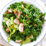 Sweet and Spicy Kale Salad | thefreshfind.com