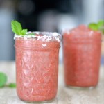 Skinny Watermelon Mint Margaritas | thefreshfind.com