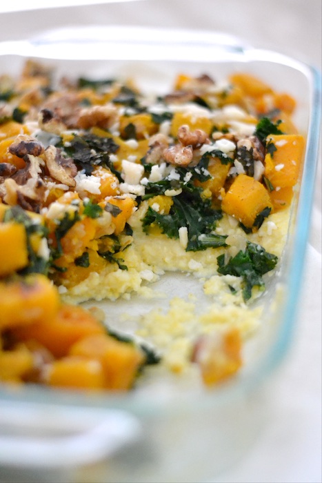 Butternut Squash Polenta Bake | thefreshfind.com