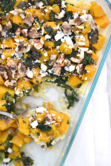 Butternut Squash Polenta Bake | thefreshfind.com