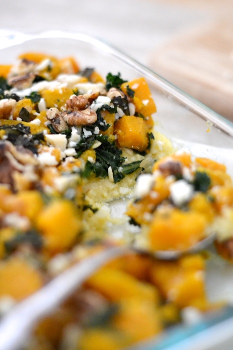 Butternut Squash Polenta Bake | thefreshfind.com