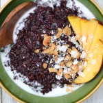 Vegan Coconut Black Rice Pudding | thefreshfind.com