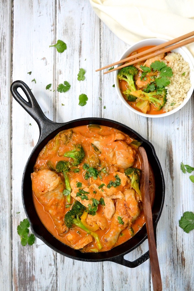 Thai Coconut Chicken Curry | thefreshfind.com