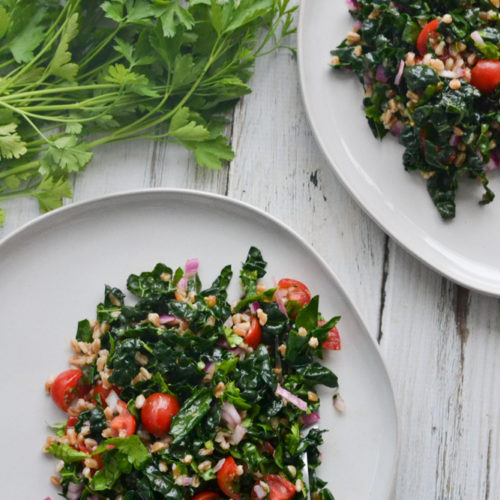 Kale and Farro Salad The Fresh Find