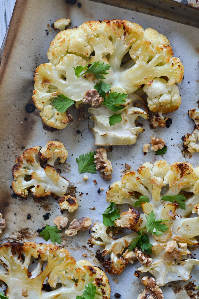 Oven Roasted Cauliflower Steaks