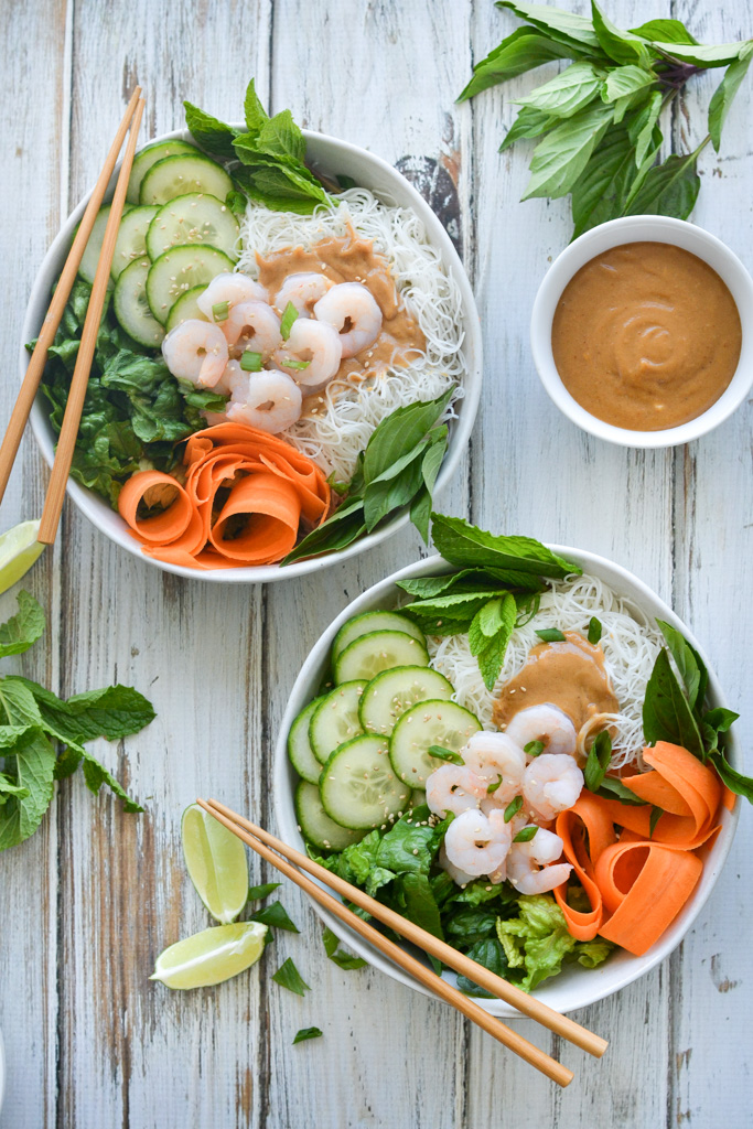 Spring Roll in a Bowl | thefreshfind.com