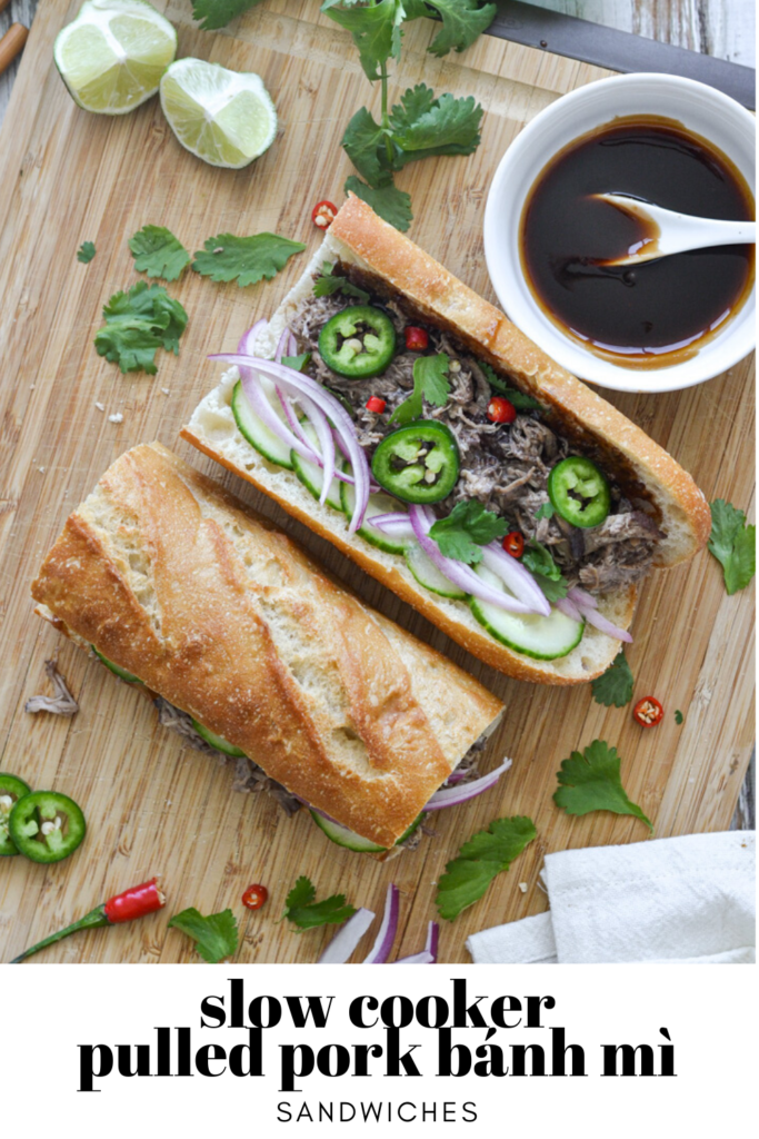 Slow Cooker Vietnamese Pulled Pork Bánh mì | The Fresh Find