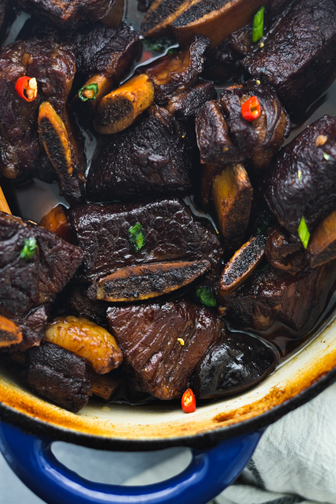 Korean Braised Short Rib Dutch Oven