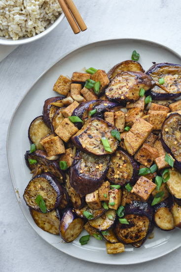 Spicy Chinese Eggplant and Tofu - The Fresh Find