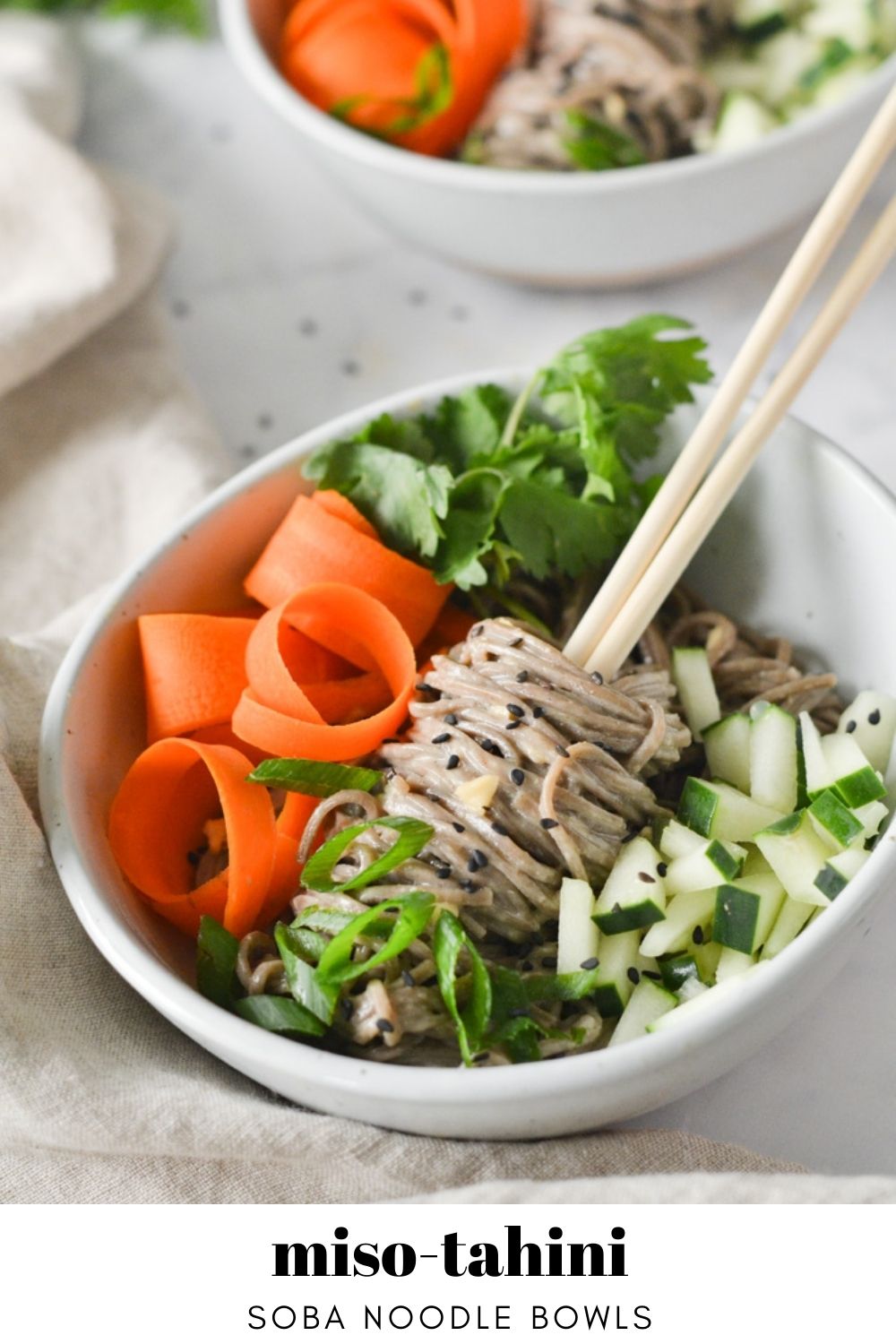 MisoTahini Soba Noodle Bowls The Fresh Find