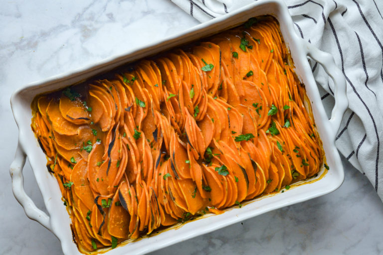 Creamy Coconut Sweet Potato Bake The Fresh Find